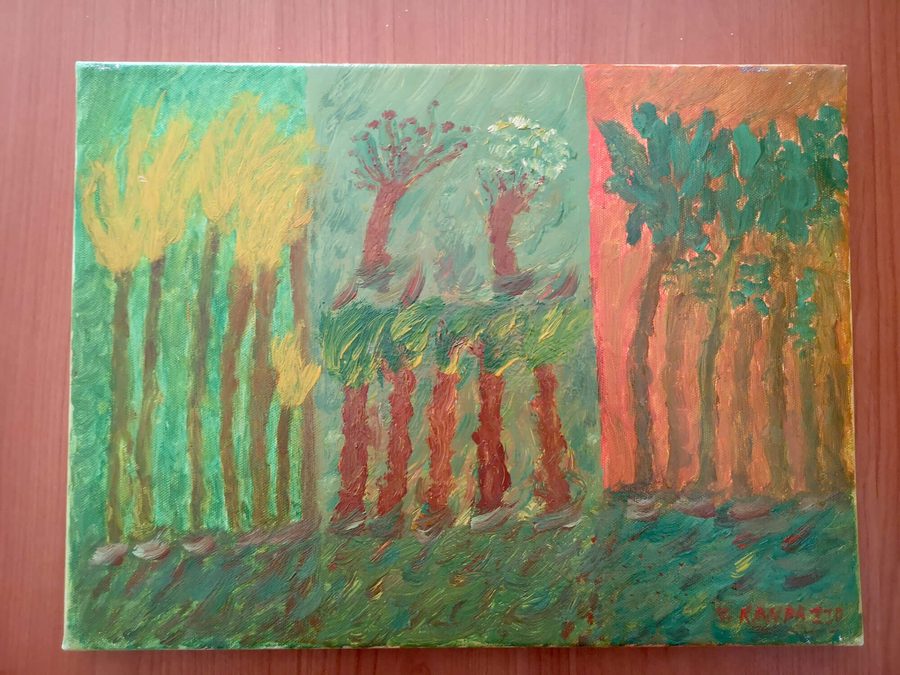 Dipinto di Natale Randazzo: Autunno, Primavera, Estate (marzo 2004)